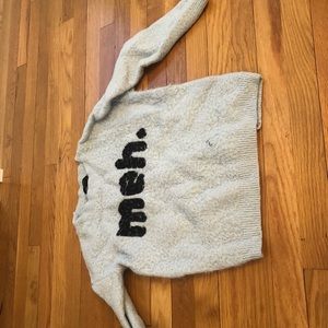 Furry “Meh.” Sweater